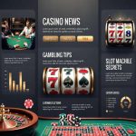 Elegáns kaszinó belső tér rulettasztallal, színes nyerőgépekkel és zsetonokkal – a ház előnye titkai.